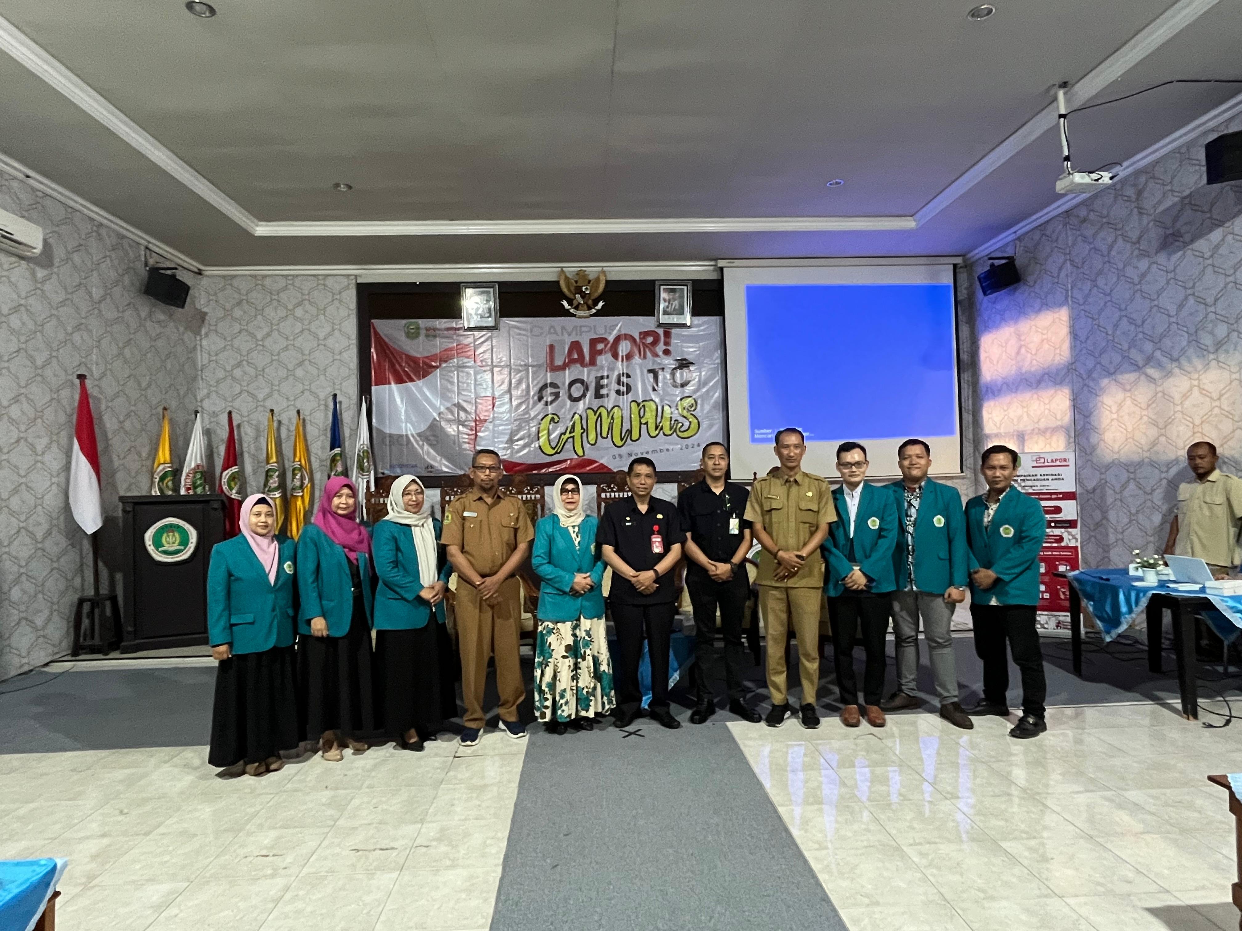 Sosialisasi Lapor Goes To Campus: SP4N-LAPOR dan BPJS Ketenegakerjaan
